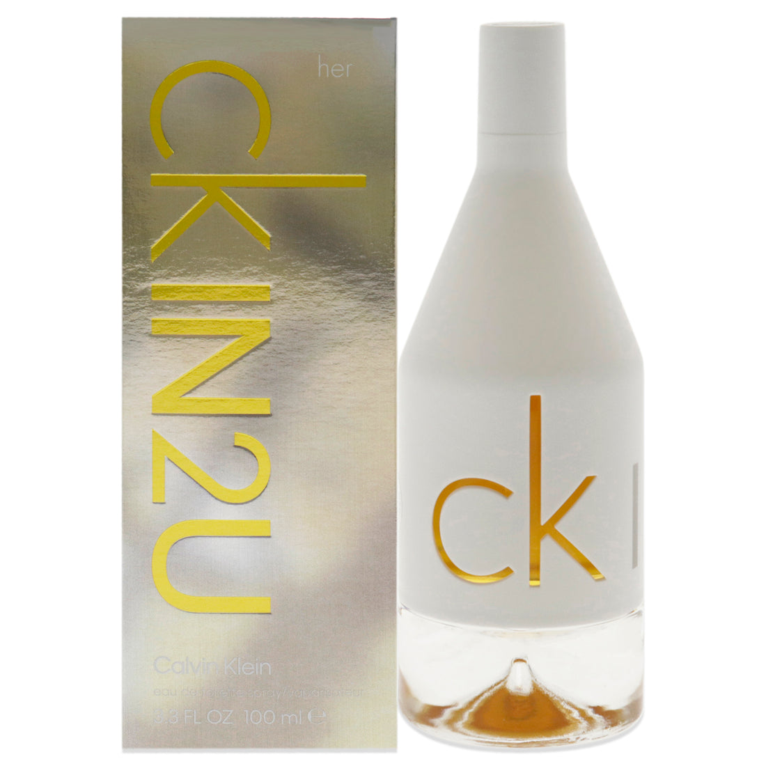 CKIN2U by Calvin Klein for Women 3.4 oz EDT Spray