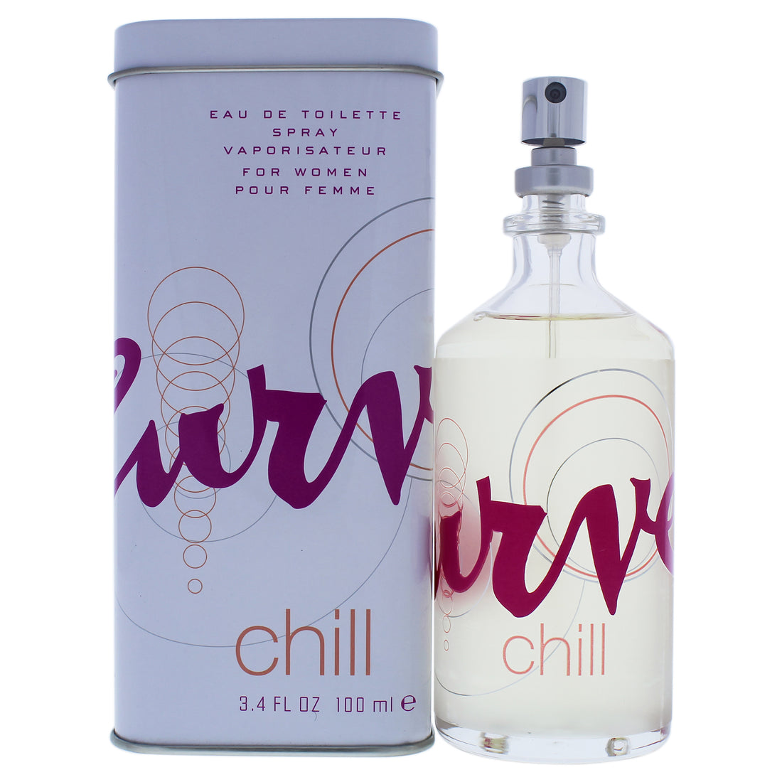 Curve Chill by Liz Claiborne for Women 3.4 oz EDT Spray