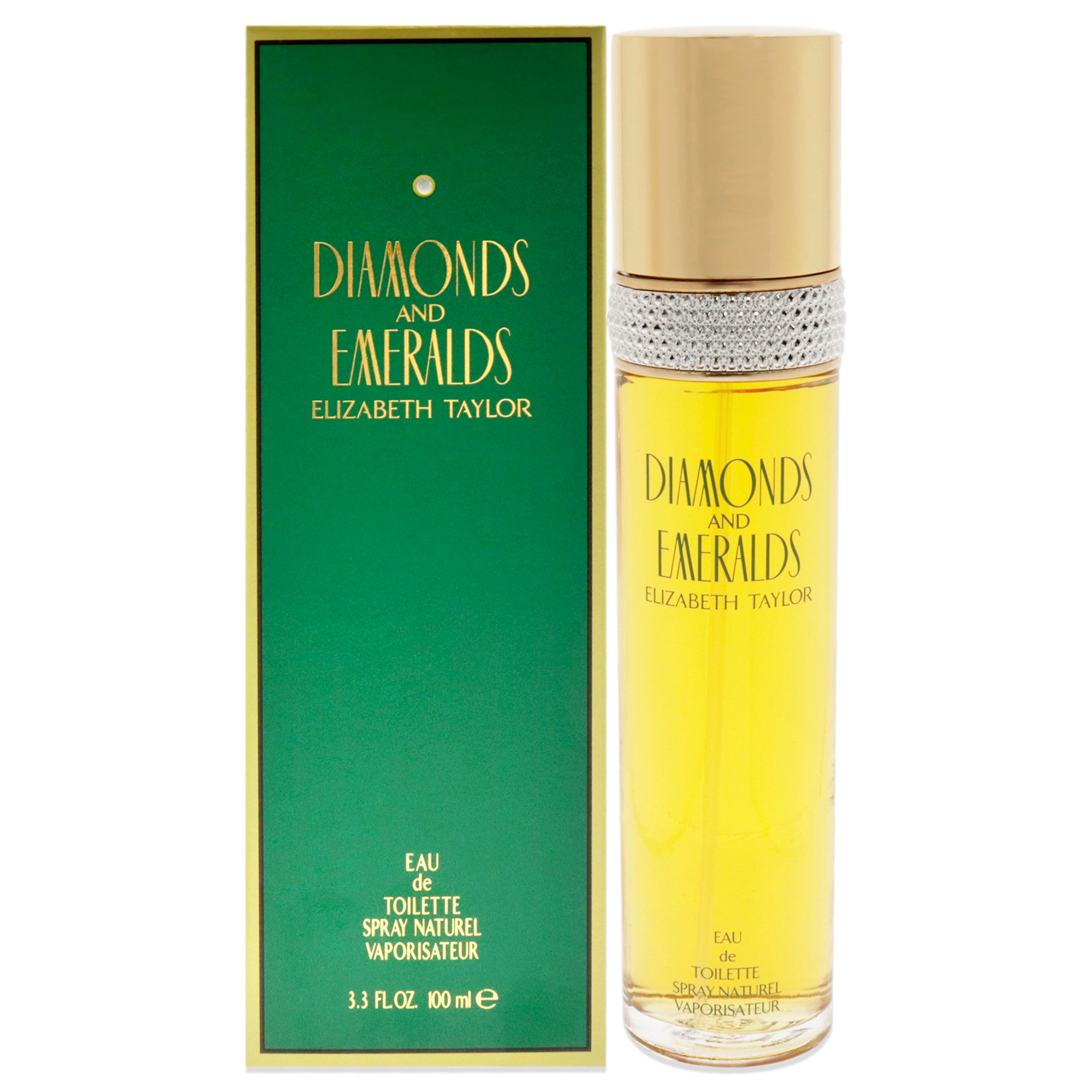 Diamonds and Emeralds by Elizabeth Taylor for Women - 3.3 oz EDT Spray