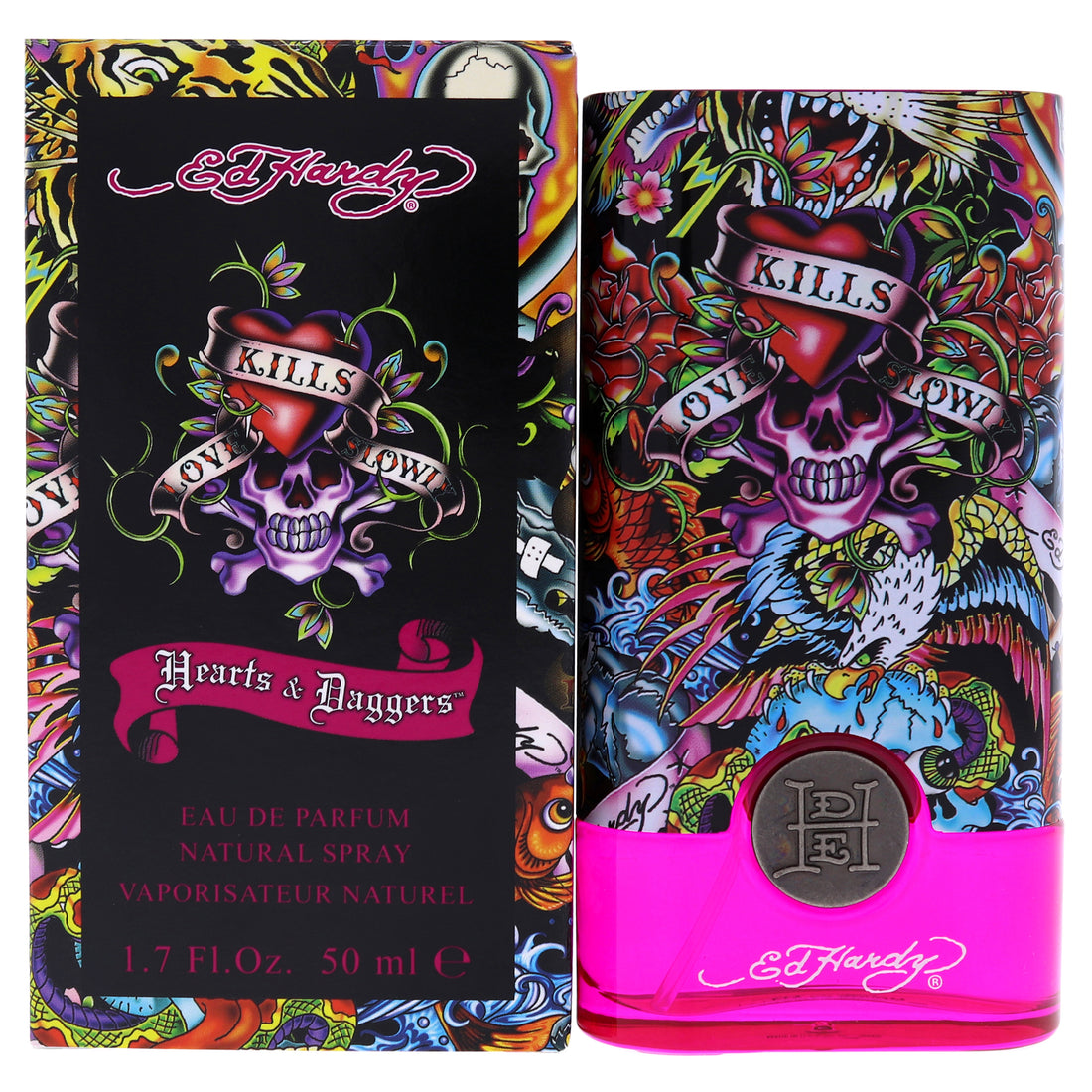 Ed Hardy Hearts and Daggers by Christian Audigier for Women - 1.7 oz EDP Spray