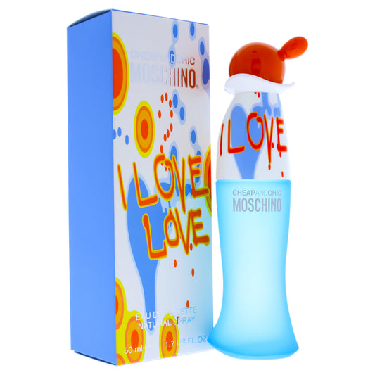 I Love Love Cheap and Chic by Moschino for Women 1.7 oz EDT Spray