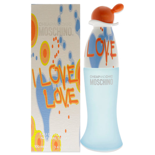 I Love Love Cheap And Chic by Moschino for Women 3.4 oz EDT Spray