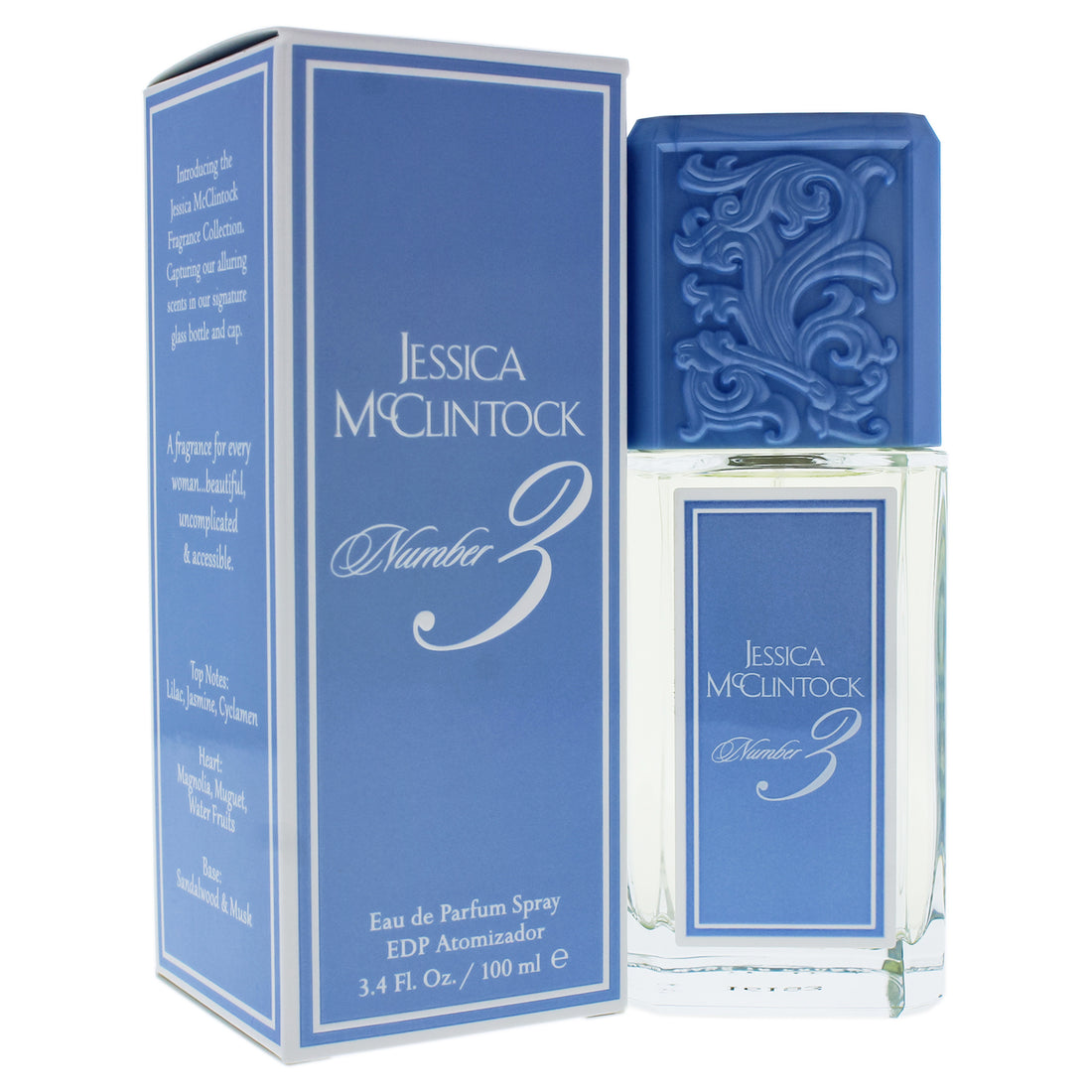 Jessica McClintock No. 3 by Jessica McClintock for Women 3.4 oz EDP Spray