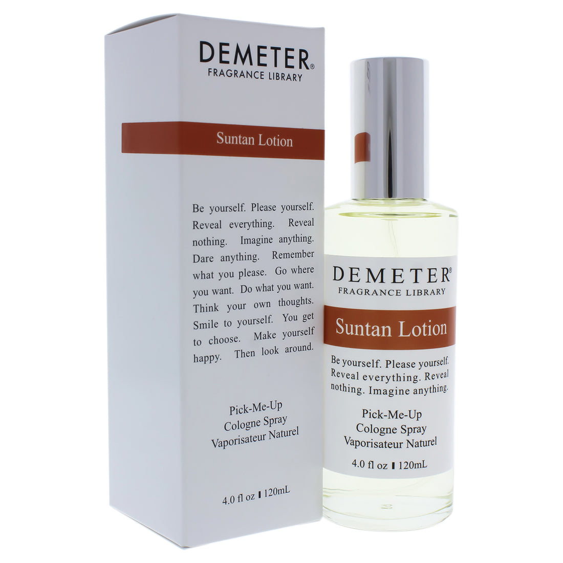 Suntan Lotion by Demeter for Women - 4 oz Cologne Spray