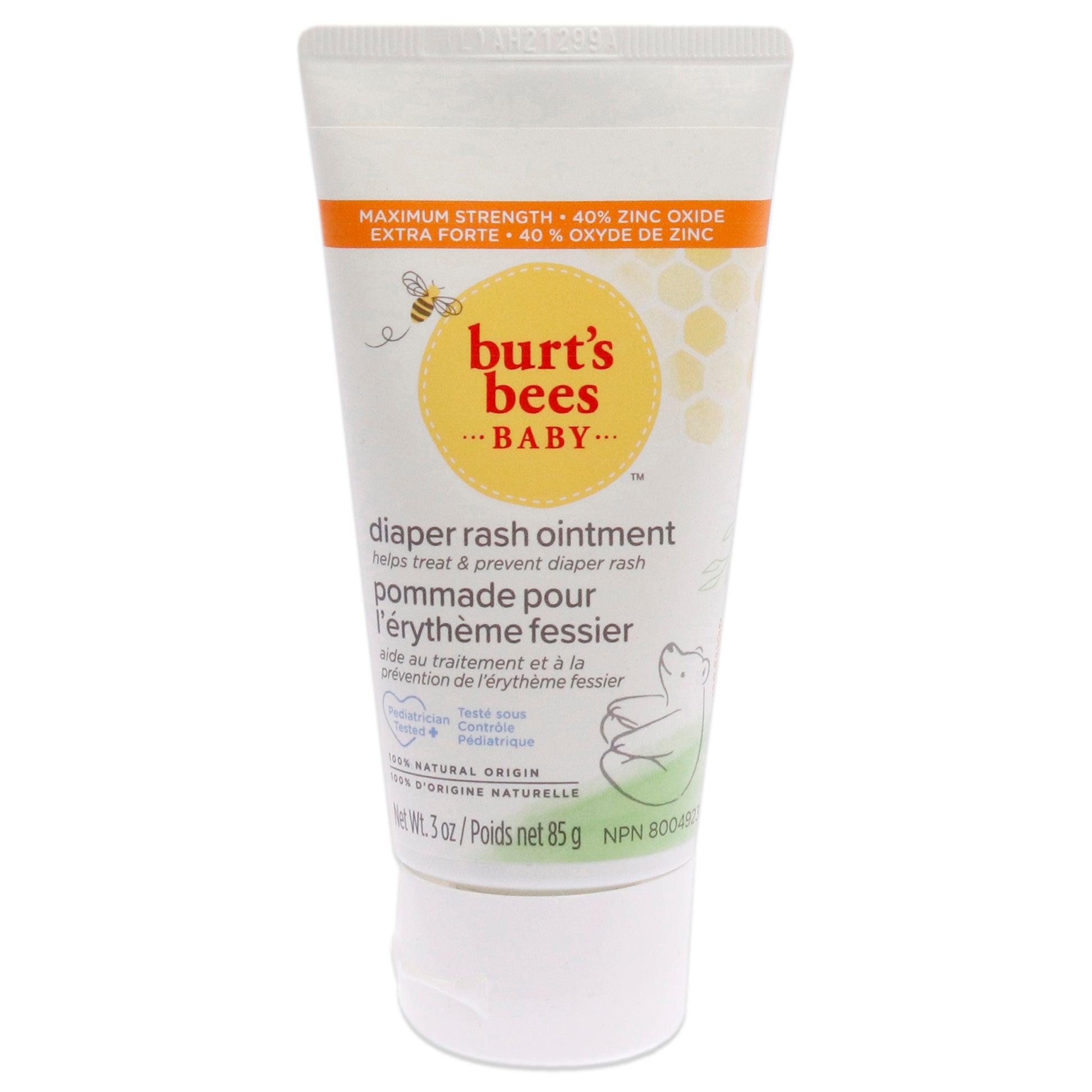 Baby Bee Diaper Rash Ointment by Burts Bees for Kids - 3 oz Ointment