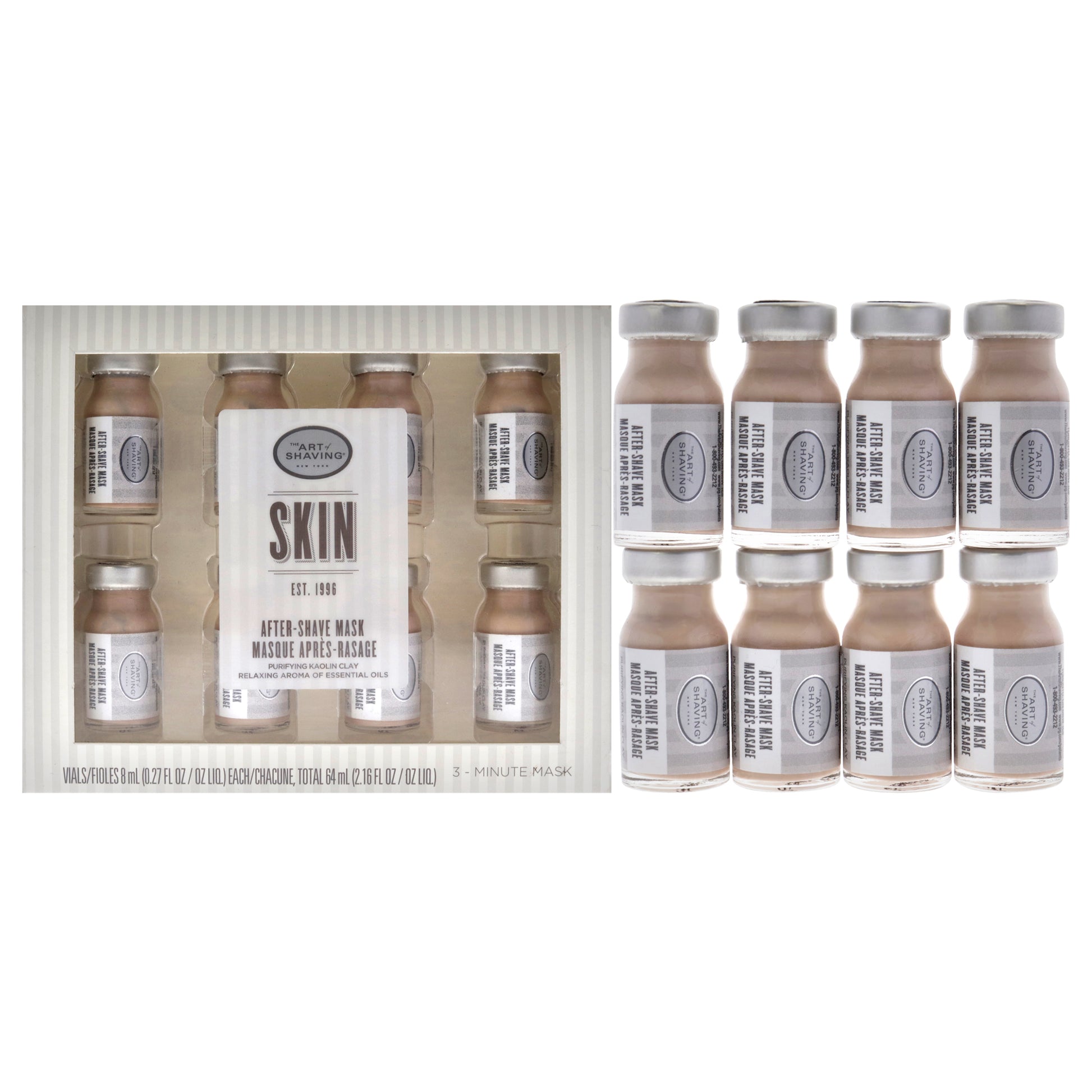 After-Shave Mask Purifying Rose Clay Essential Oils