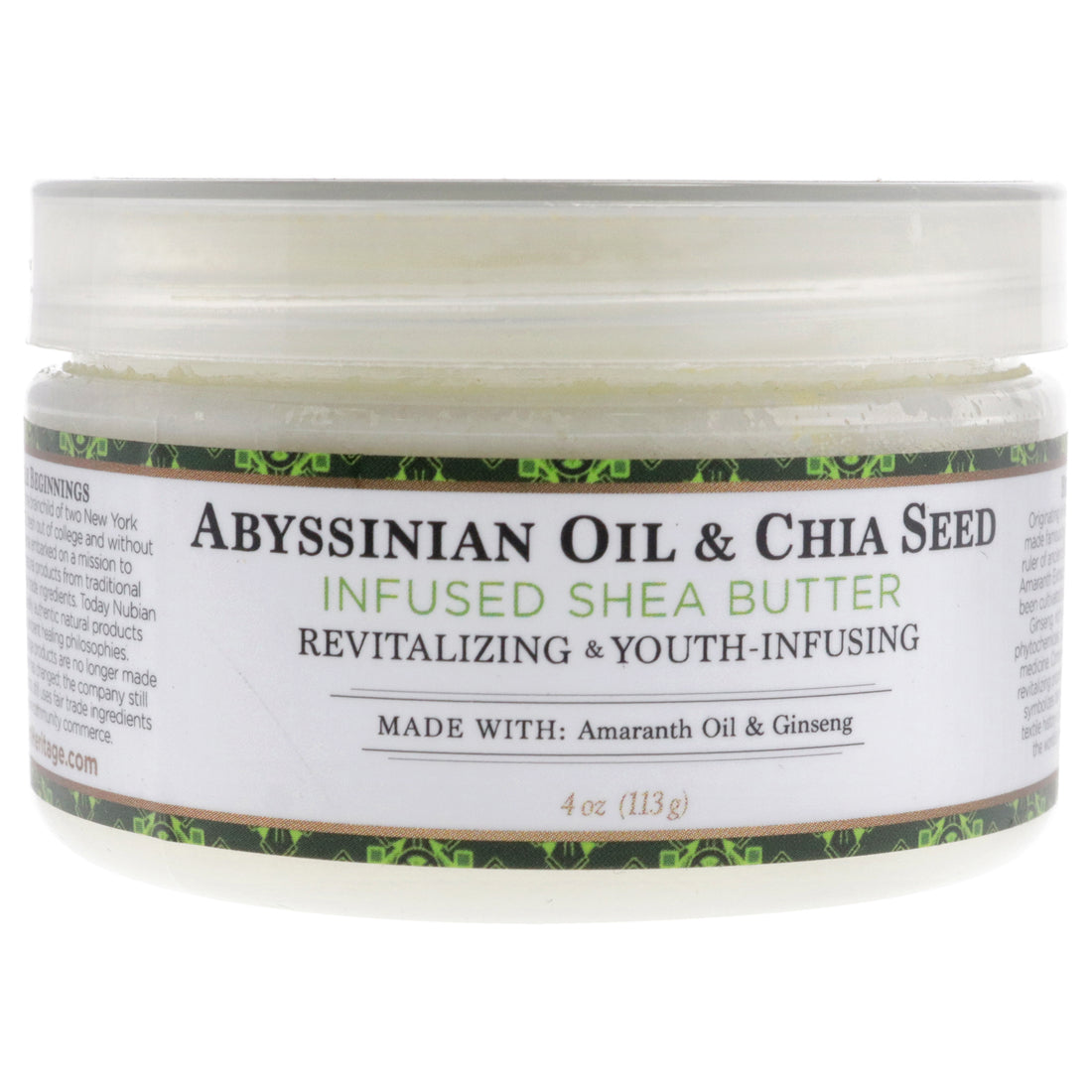 Infused Shea Butter Abyssinian Oil and Chia Seed