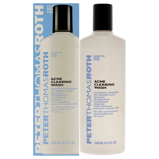 Acne Clearing Wash by Peter Thomas Roth for Unisex 8.5 oz Cleanser