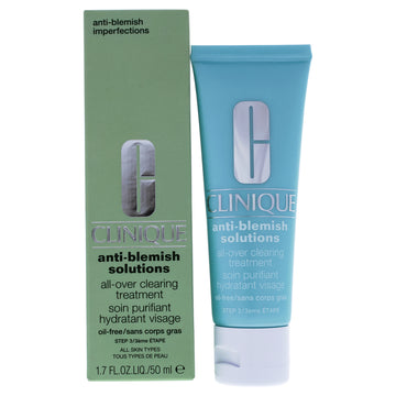 Anti-Blemish Solutions All Over Clearing Treatment by Clinique for Unisex 1.7 oz Moisturizer