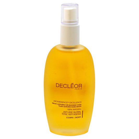 Aromessence Excellence Youth Activator Body Serum by Decleor for Unisex - 3.3 oz Serum (Salon Size)