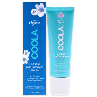 Classic Face Sport Sunscreen Moisturizer SPF 50 - White Tea
