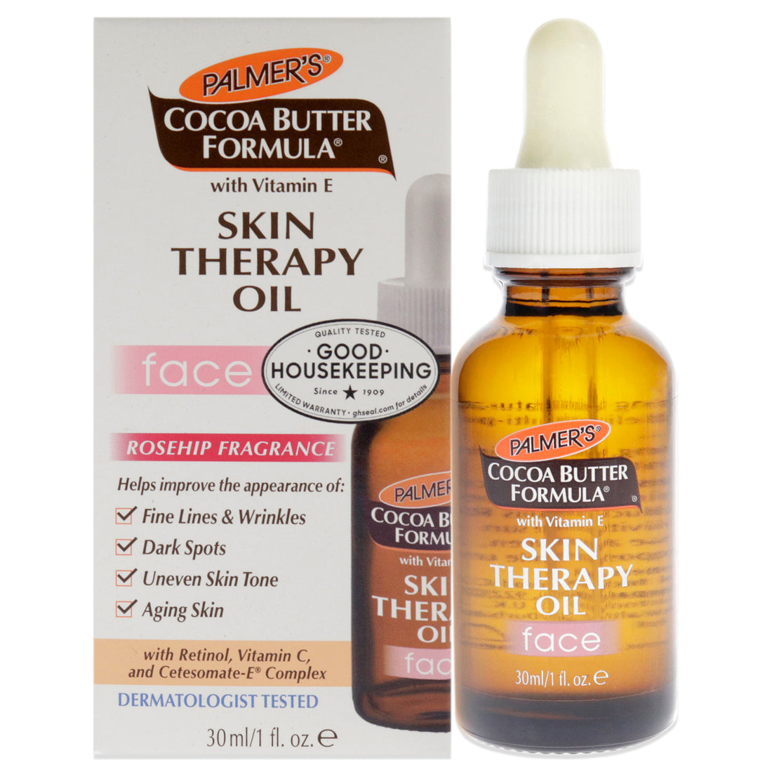 Cocoa Butter Formula Skin Therapy Oil With Vitamin E