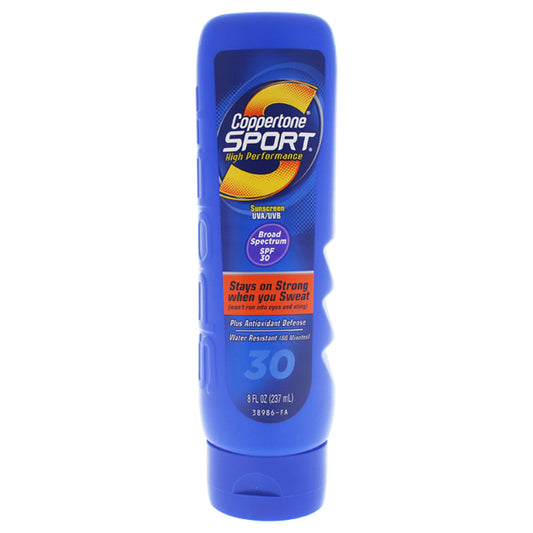 Coppertone Sport Sunscreen SPF 30 by Coppertone for Unisex - 8 oz Sunscreen