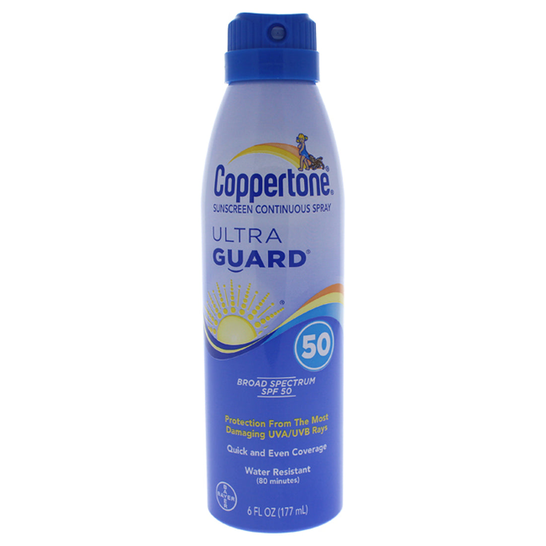 Coppertone Ultra Guard Sunscreen Continuous Spray SPF 50