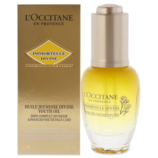 Immortelle Divine Youth Oil by LOccitane for Unisex 1 oz Oil