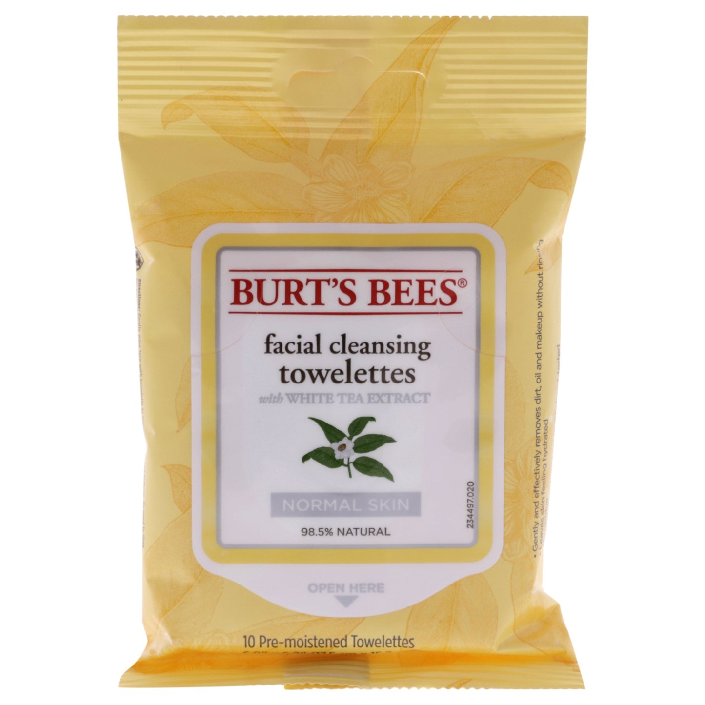 Facial Cleansing Towelettes with White Tea Extract
