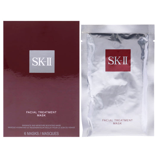 Facial Treatment Mask by SK-II for Unisex - 6 Pcs Treatment