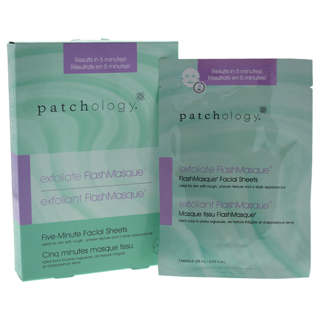 Flashmasque 5 Minute Facial Sheets - Exfoliate