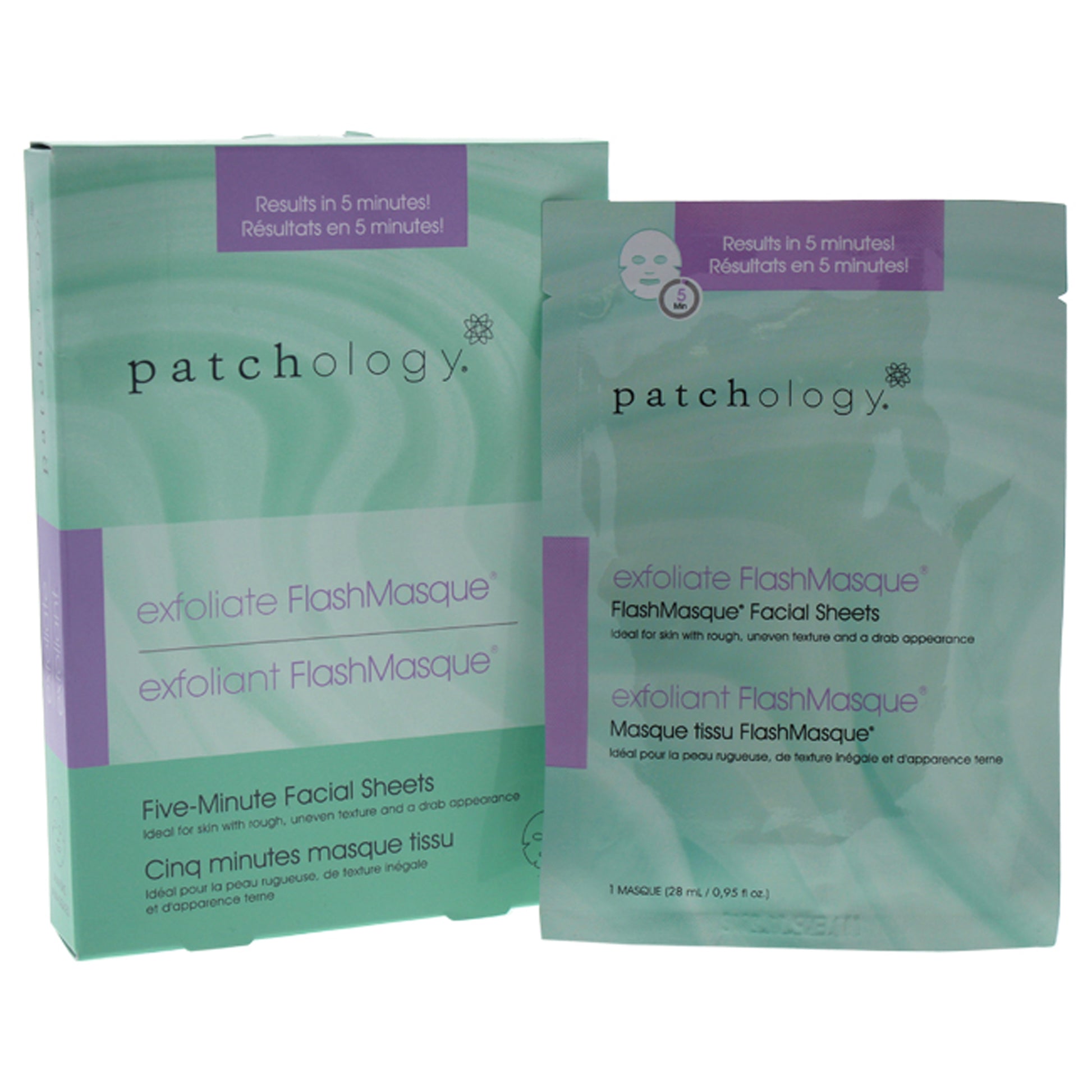 Flashmasque 5 Minute Facial Sheets - Exfoliate