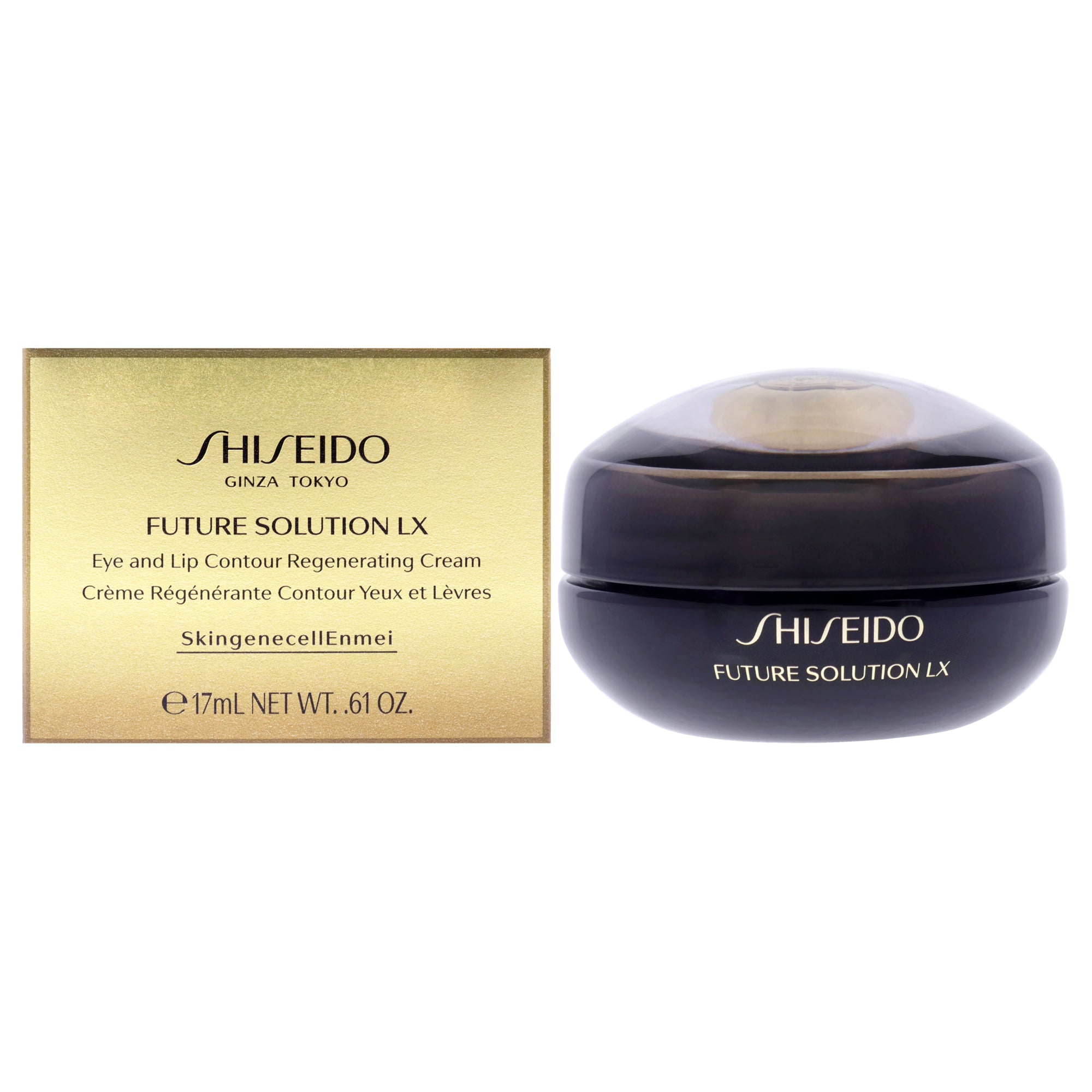 Future Solution LX Eye and Lip Contour Regenerating Cream by Shiseido for Unisex - 0.61 oz Cream