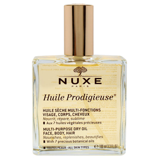 Huile Prodigieuse Multi-Purpose Dry Oil by Nuxe for Unisex - 3.3 oz Oil
