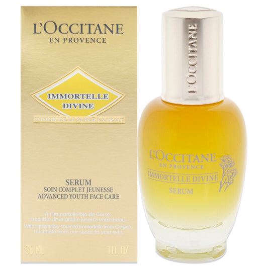 Immortelle Divine Serum - Advanced Youth Face Care by LOccitane for Unisex 1 oz Serum