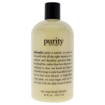 Purity Made Simple One Step Facial Cleanser by Philosophy for Unisex 16 oz Cleanser