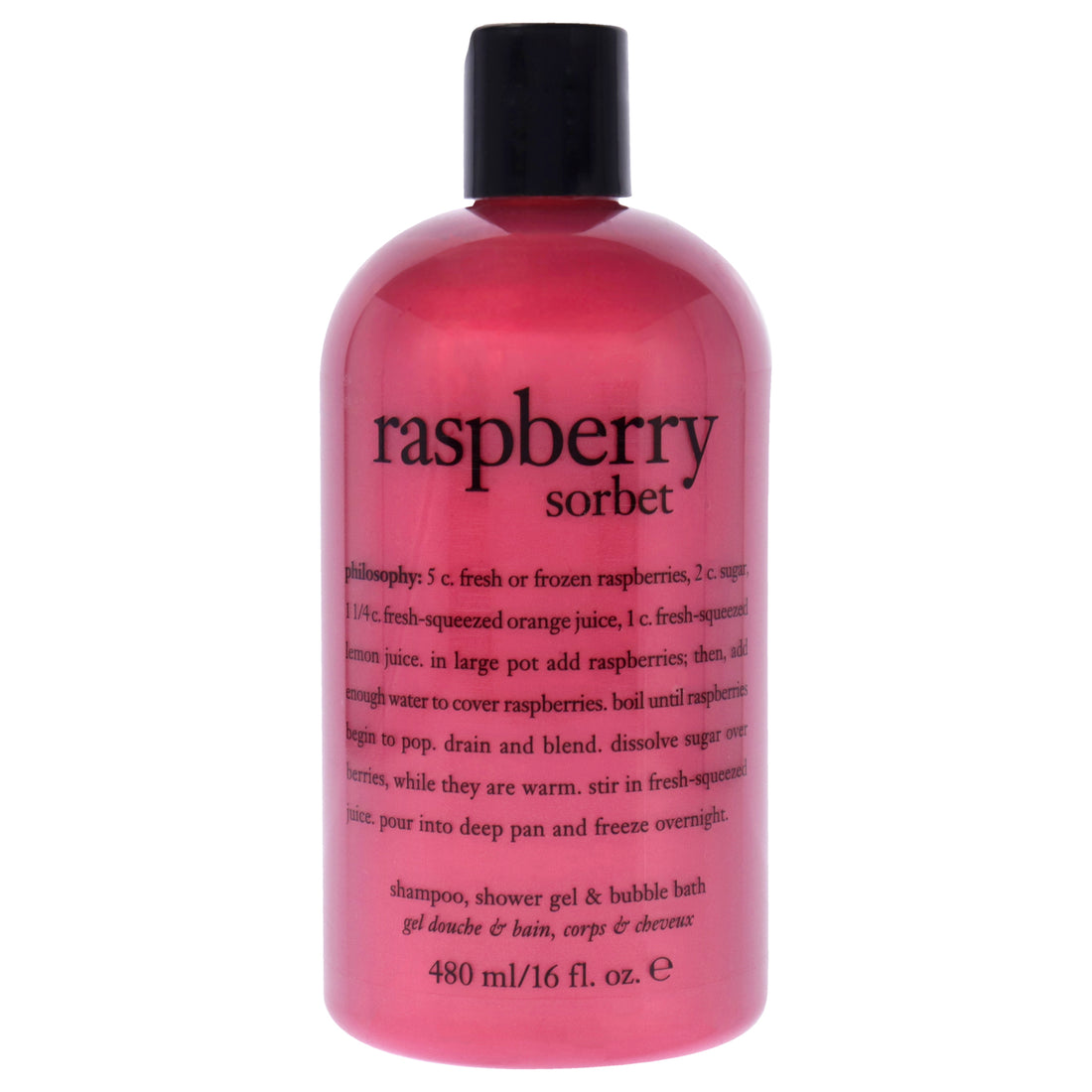 Raspberry Sorbet Shampoo Bath and Shower Gel