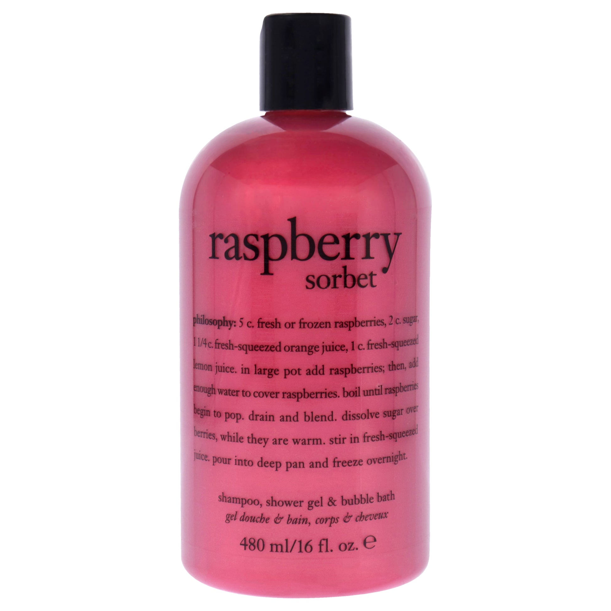 Raspberry Sorbet Shampoo Bath and Shower Gel