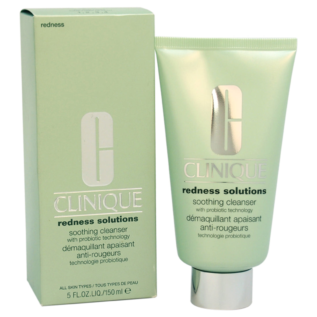 Redness Solutions Soothing Cleanser - All Skin Types by Clinique for Unisex - 5 oz Cleanser