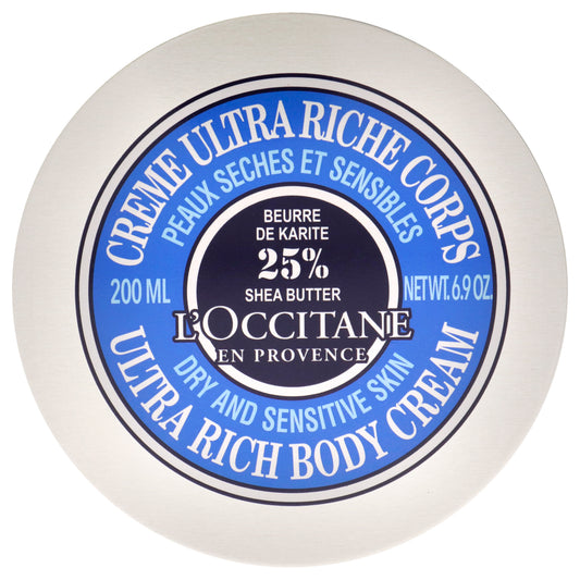 Shea Butter Ultra Rich Body Cream by LOccitane for Unisex 6.9 oz