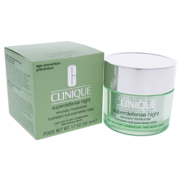 Superdefense Night Recovery Moisturizer by Clinique for Unisex - 1.7 oz Moisturizer