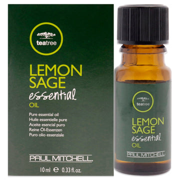 Tea Tree Essential Oil - Lemon Sage by Paul Mitchell for Unisex 0.33 oz Oil