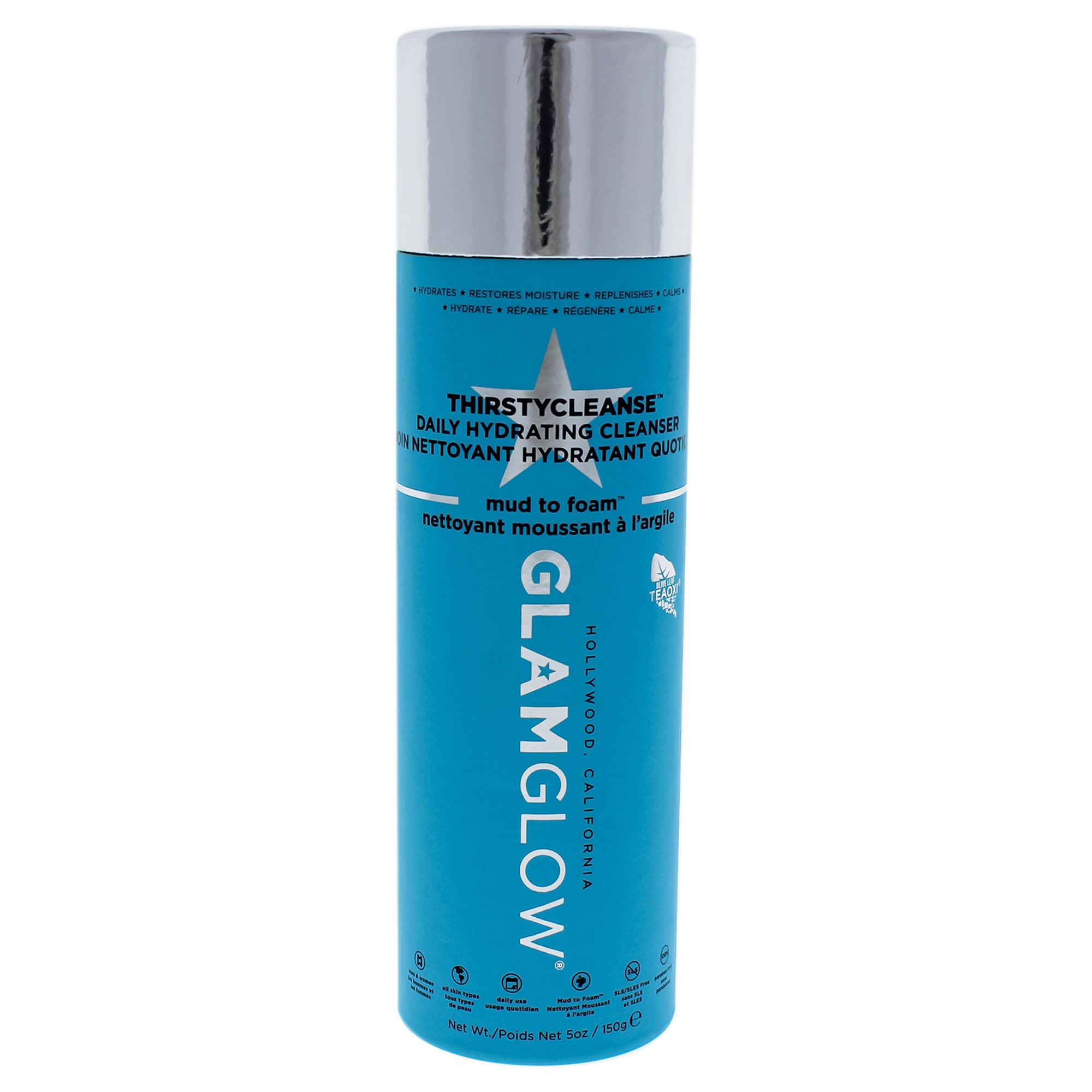 Thirstycleanse Daily Hydrating Cleanser by Glamglow for Unisex 5 oz Cleanser