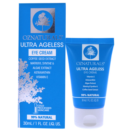 Ultra Ageless Eye Creme by OZNaturals for Unisex - 1 oz Cream