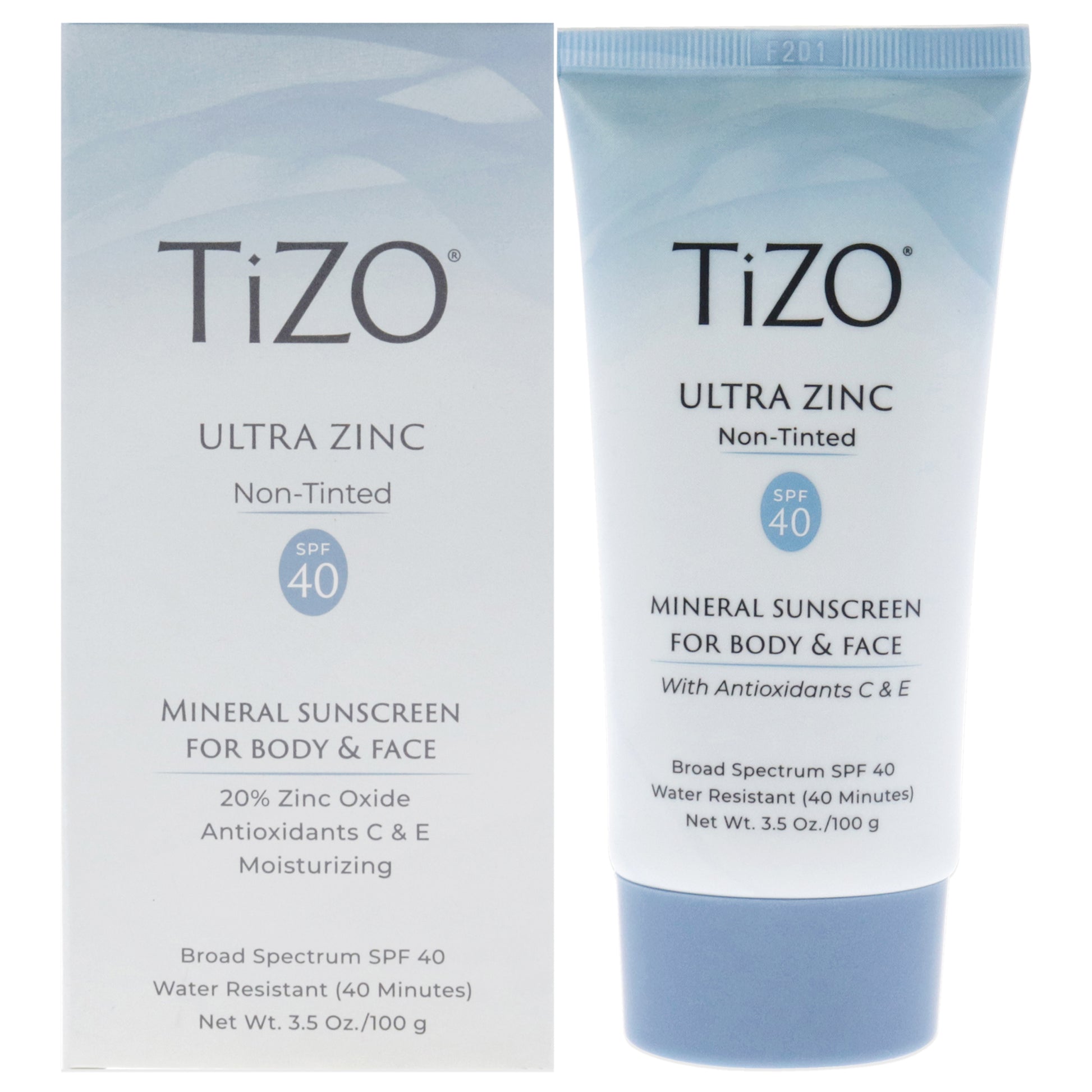 Ultra Zinc Body and Face Non-tinted SPF 40