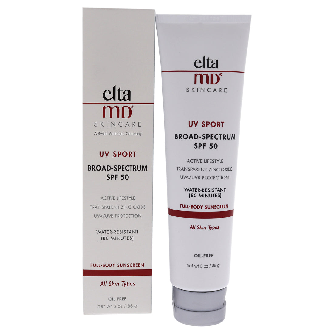 UV Sport Broad-Spectrum SPF 50 by EltaMD for Unisex 3 oz Sunscreen