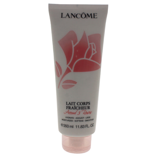 Accord 3 Roses Lait Corps Fraicheur by Lancome for Women - 13.5 oz Body Milk