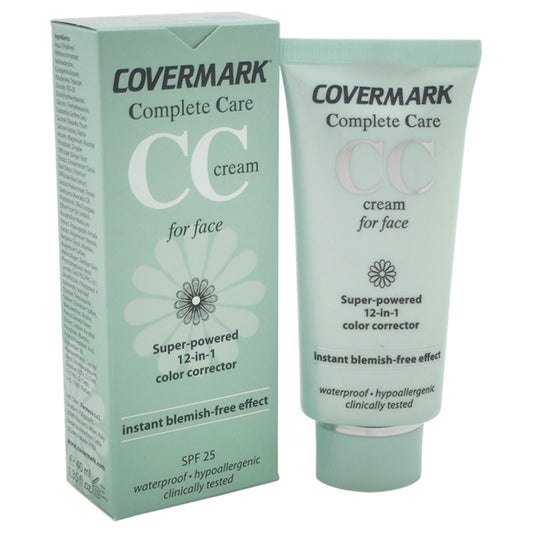 Complete Care CC Cream For Face Waterproof SPF 25 - Caramel Brown by Covermark for Women - 1.35 oz Makeup
