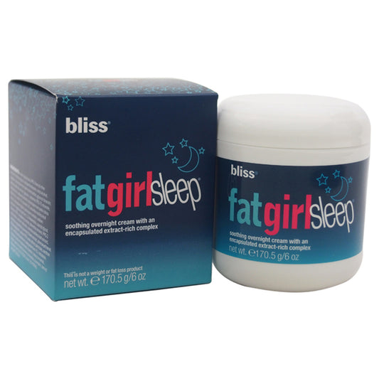 Fat Girl Sleep by Bliss for Women - 6 oz Cream