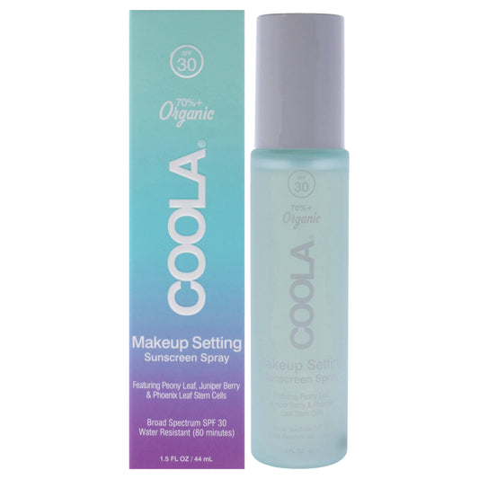 Makeup Setting Spray SPF 30 by Coola for Women - 1.5 oz Setting Spray