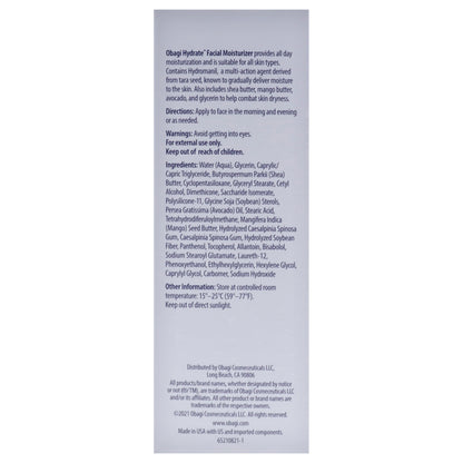 Obagi Hydrate Facial Moisturizer