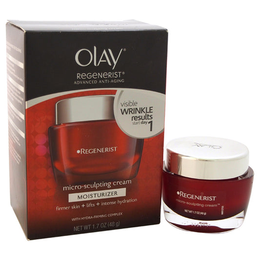 Regenerist Advanced Anti-Aging Micro-Sculpting Cream by Olay for Women - 1.7 oz Cream