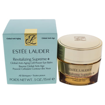 Revitalizing Supreme Plus Global Anti-Aging Cell Power Eye Balm by Estee Lauder for Women 0.5 oz Balm