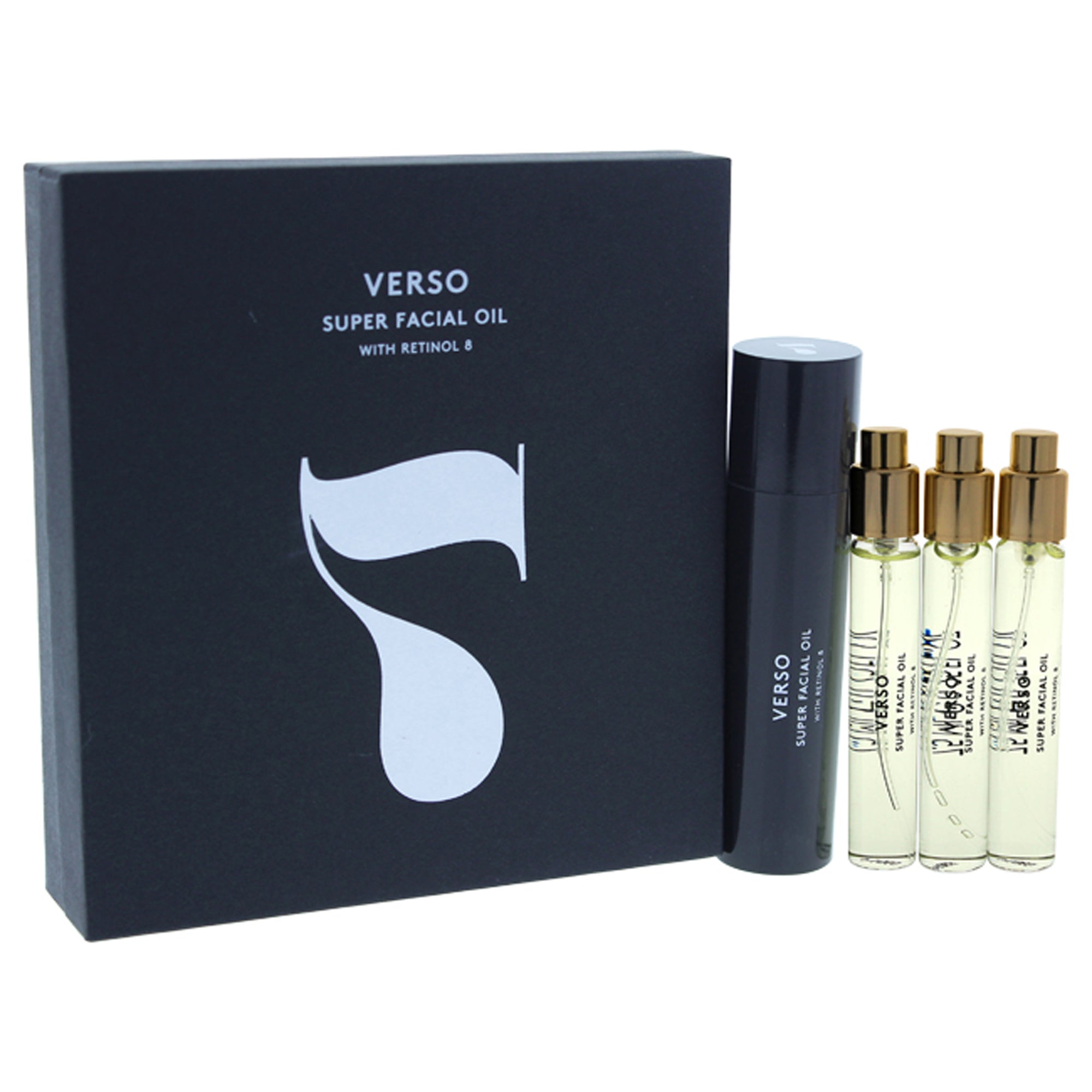 Super Facial Oil Set by Verso for Women 4 x 0.25 oz Facial Oil