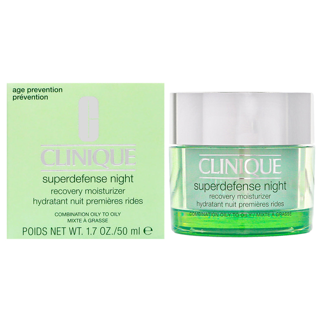 Superdefense Night Recovery Moisturizer - Combination Oily To Oily