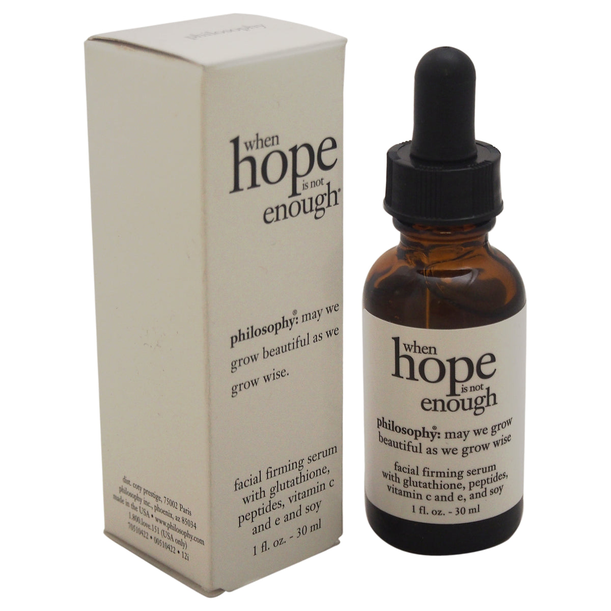 When Hope Is Not Enough Facial Firming Serum