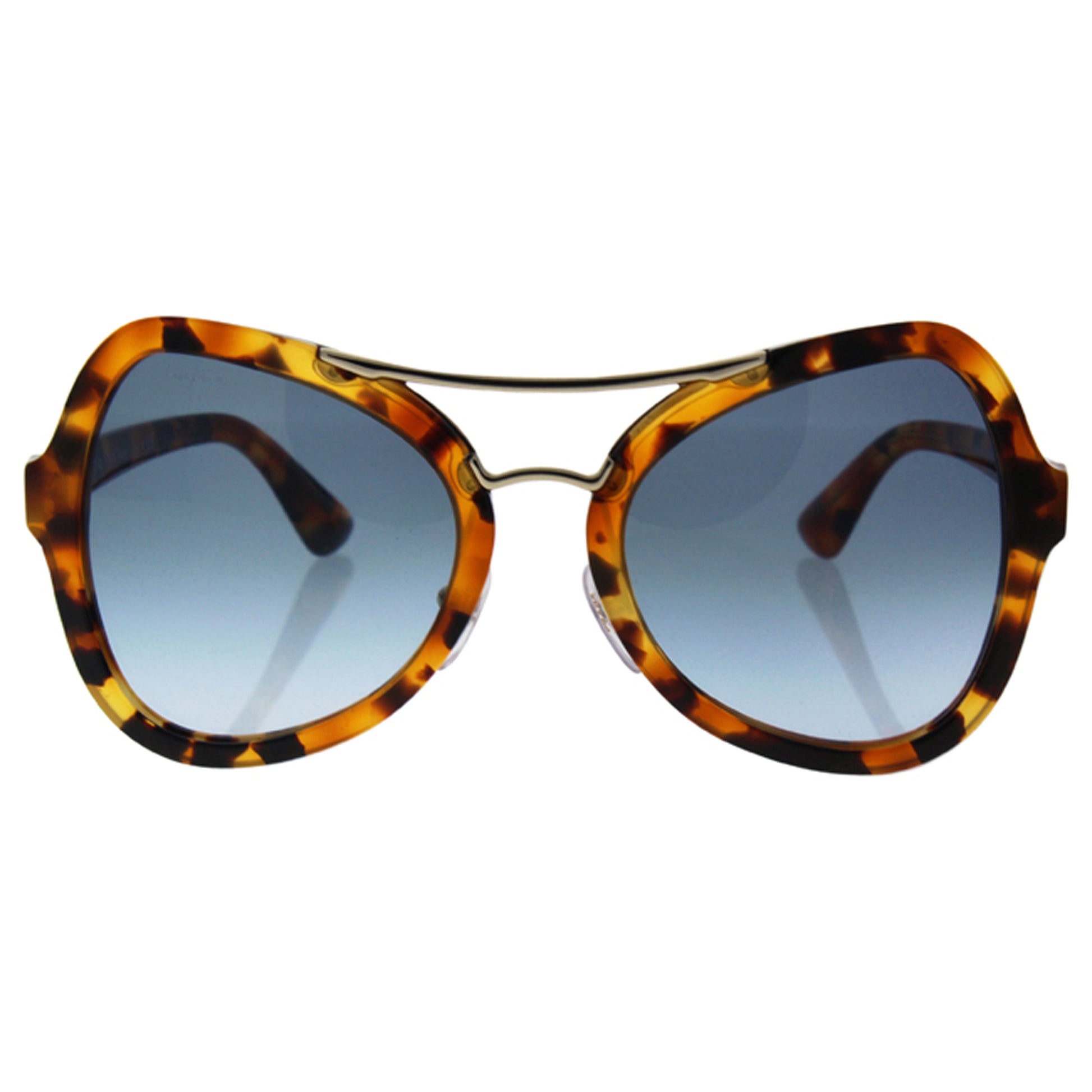 Prada SPR 18S UF3-4R2 - Spotted Havana-Blue Gradient by Prada for Women - 55-20-135 mm Sunglasses