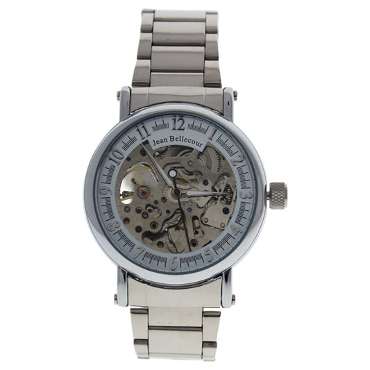 REDH1 Silver Stainless Steel Bracelet Watch by Jean Bellecour for Men - 1 Pc Watch