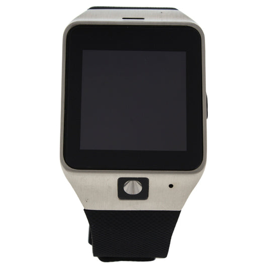 EK-D1 Montre Connectee Silver/Black Silicone Strap Smart Watch by Eclock for Unisex - 1 Pc Watch
